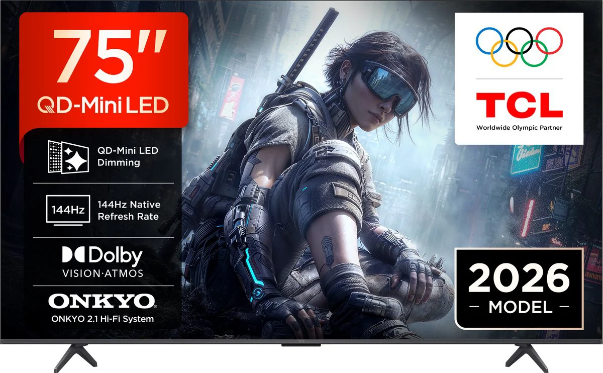 TCL QD Mini-led 75" T8D (2026)