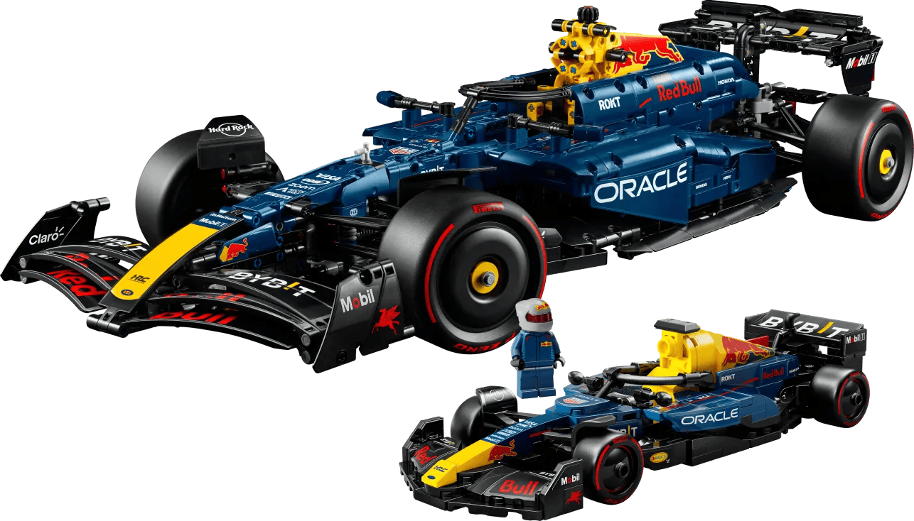 LEGO Red Bull F1 racewagens duo 42206 + 77243