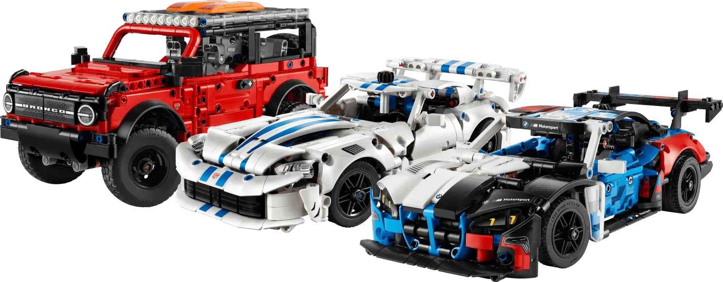 LEGO Autos Trio 42213 + 42226 + 42234