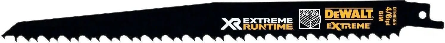 DeWALT DT99555 XR Reciprozaagblad 230mm 6TPI 5st