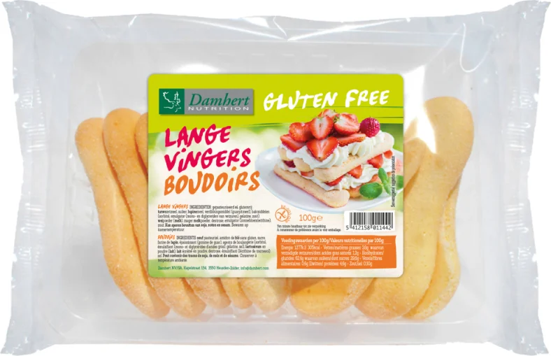 Damhert Gluten Free Lange Vingers 100GR