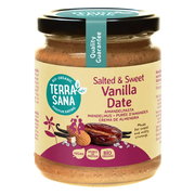 Terrasana Amandelpasta Salted & Sweet Vanilla Date 250GR