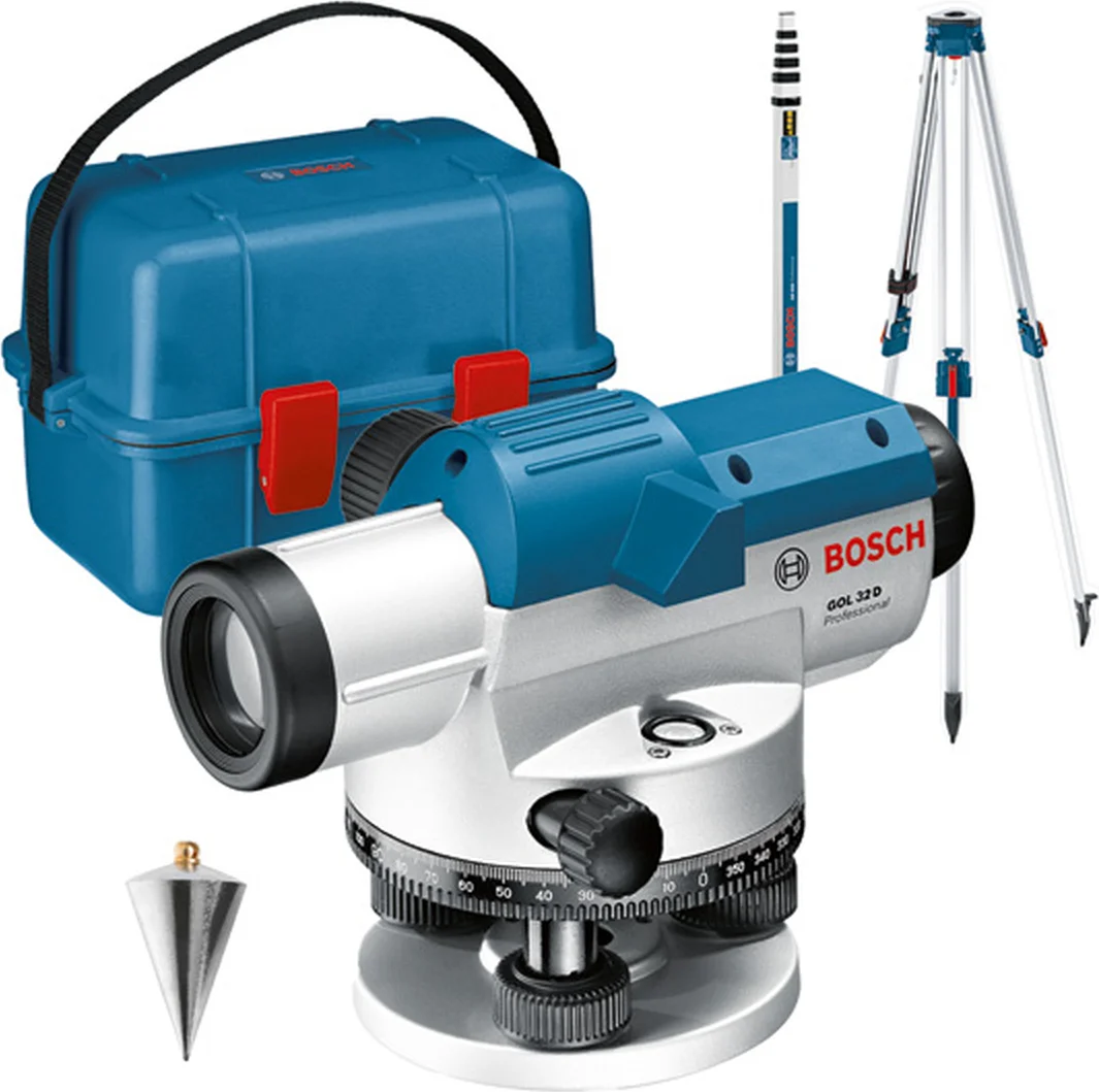 Bosch Professional PRO GOL 32 D + BT 160 + GR 500 Optisch nivelleertoestel (360 graden) - 0601068502
