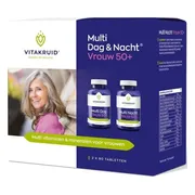 Vitakruid Multi Dag & Nacht Vrouw 50+ 2x90 tabletten