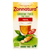 Zonnatura Groene Thee met Ginseng 20ST