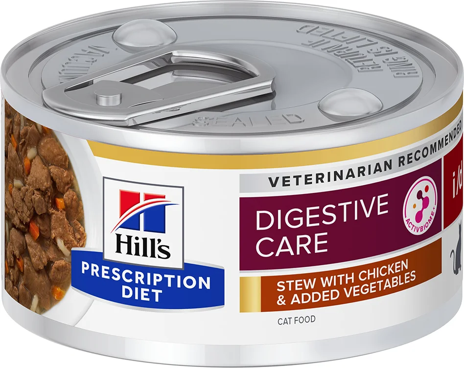 Hill's Prescription Diet i/d Digestive Care Kattenvoer Stoofpotje Kip & Groenten 82 gr