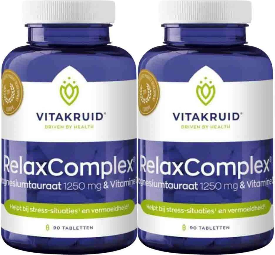 2x Vitakruid RelaxComplex 90 tabletten