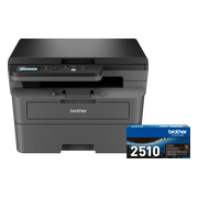 Brother DCP-L2627DWE + 1 extra zwarte toner