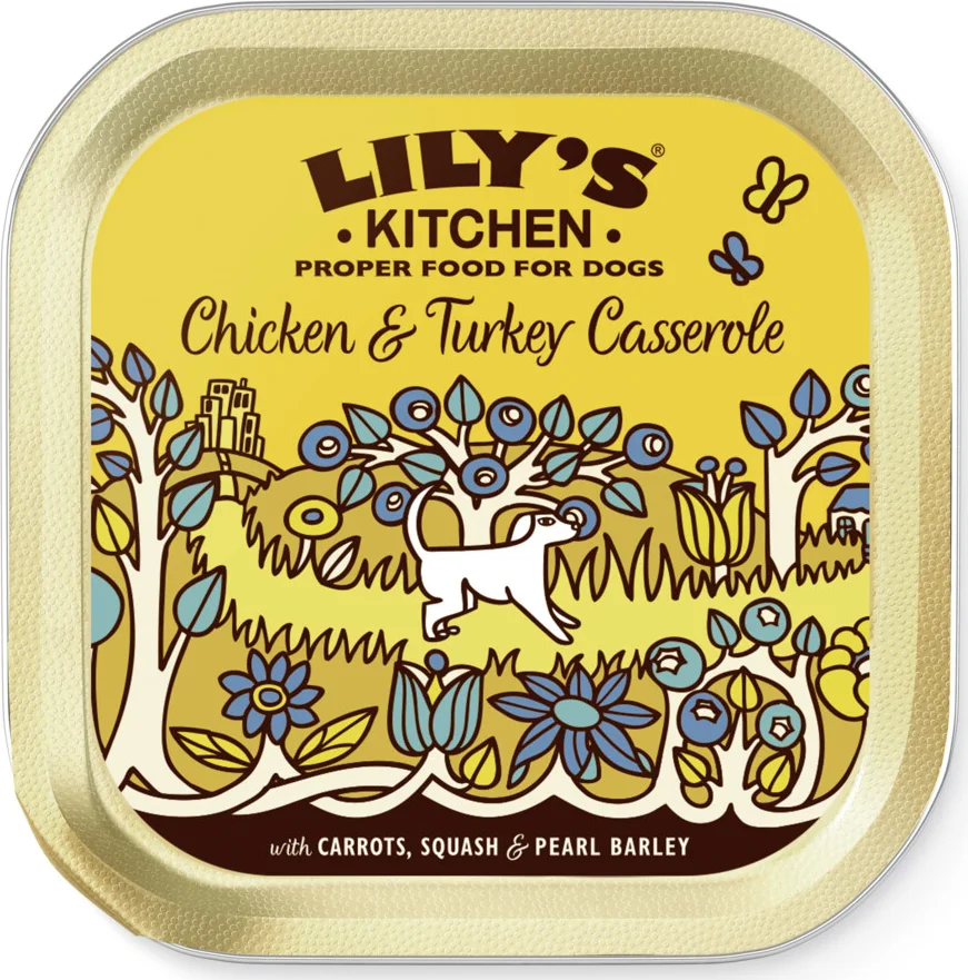 Lily's Kitchen Hondenvoer Nat Casserole Kip & Kalkoen 150 gr