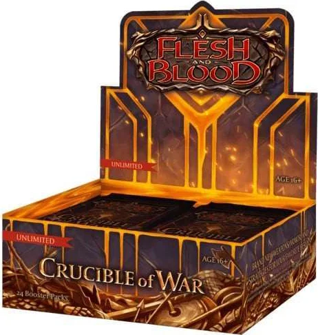 Flesh and Blood TCG: Crucible of War Unlimited Booster Display