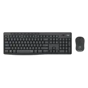Logitech MK295 Silent Draadloze Toetsenbord en Muis Zwart QWERTY