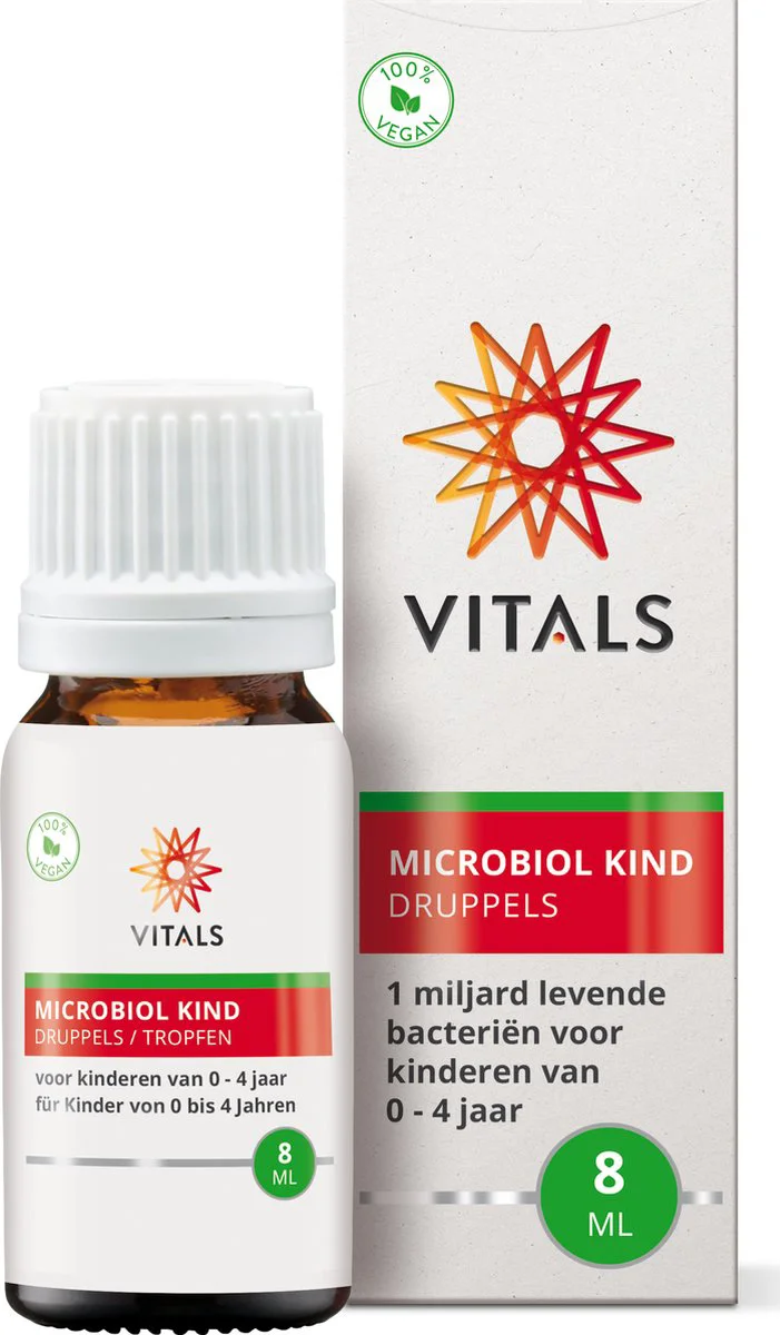 Vitals Microbiol Kind 0-4 Jaar Druppels 8 ml
