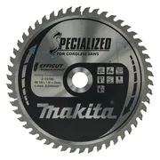 Makita Afkortzaagblad voor WPC | Efficut | Ø 190mm Asgat 20mm 50T - E-12186