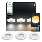 Philips Hue Adore badkamerinbouwspot White Ambiance Wit 3-pack