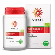 Vitals Borageolie Biologisch Capsules 100ST
