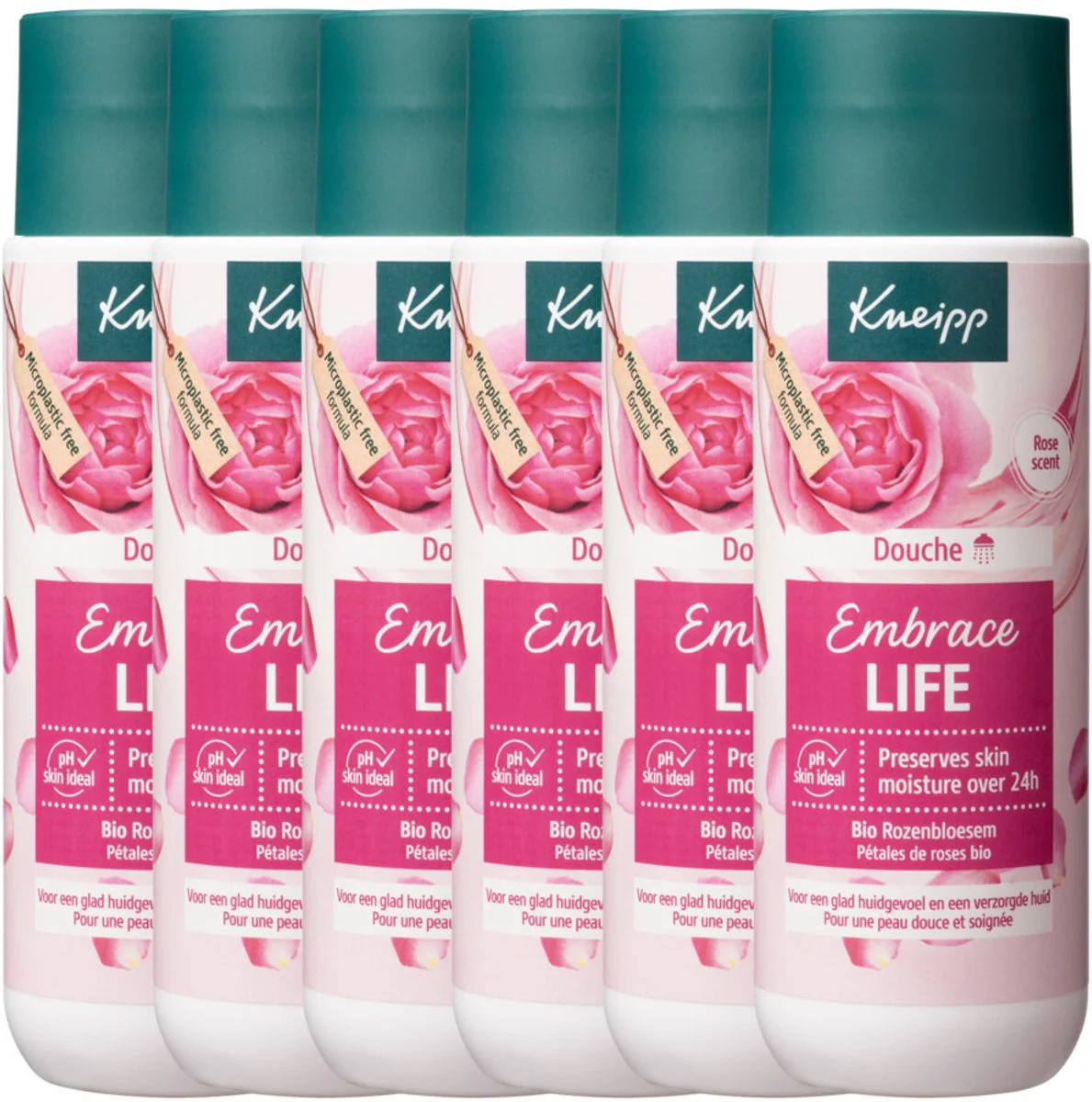 6x Kneipp Douche Embrace Life 200 ml