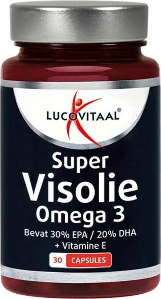 6x Lucovitaal Super Visolie Omega 3-6 30 capsules