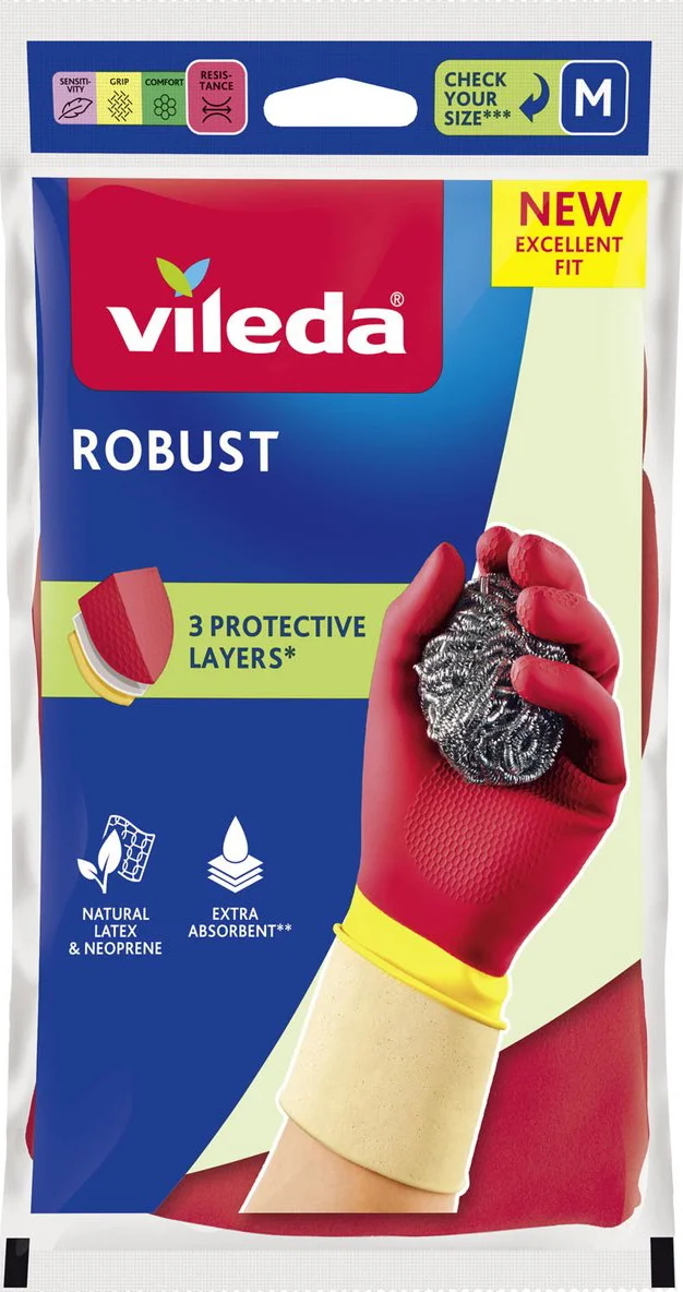 Vileda Handschoenen Robust Medium 1 paar