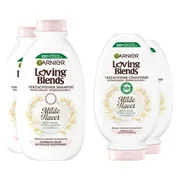 Garnier Loving Blends Milde Haver - Shampoo 2x 300 ml & Conditioner 2x 300 ml - Pakket