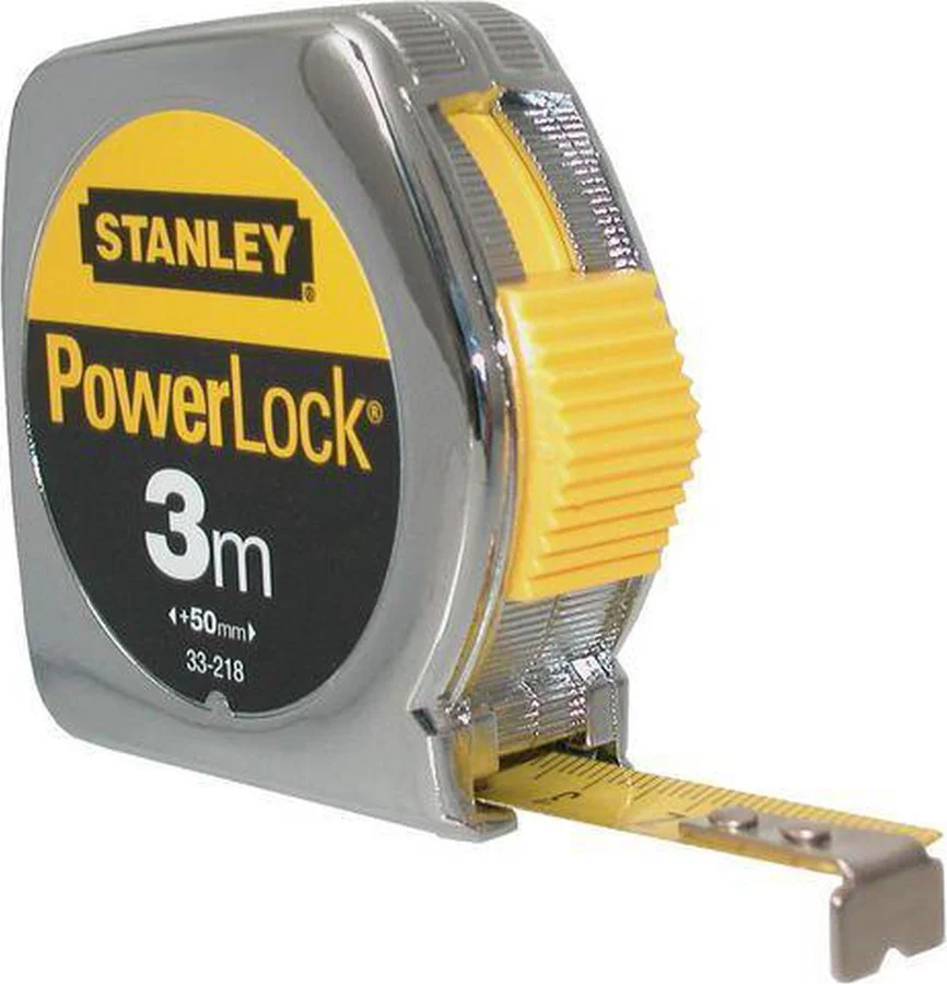 Stanley 0-33-218 Rolbandmaat Powerlock 3m - 12,7mm metaal