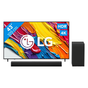 LG 43" QNED82 4K (2025) + LG DS40T