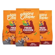 3x Edgard & Cooper Hondenvoer Droog Adult Small Kip 700 gr
