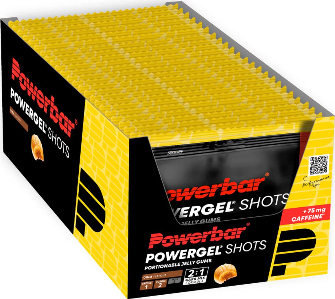 24x PowerBar PowerGel Shots Cola 60 gr