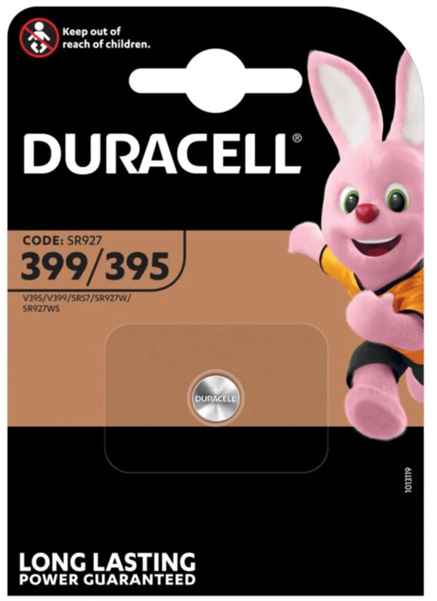Duracell Knoopcel Batterij Silver Oxide 395/399 1 stuks