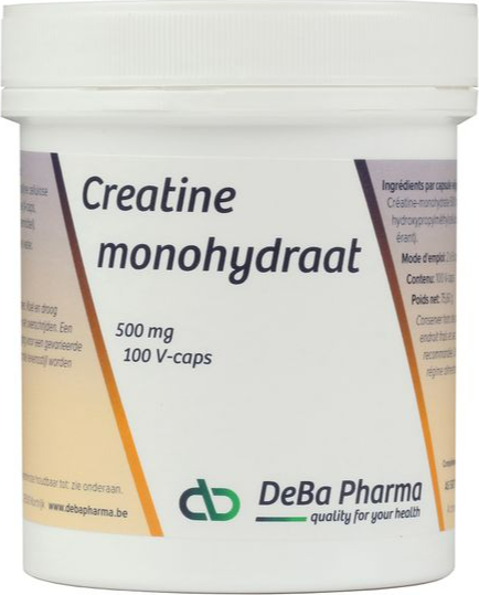 DeBa Pharma Creatine Monohydraat Capsules 100VCP