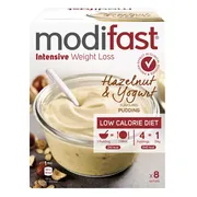 Modifast Weight Control Pudding Yoghurt Hazelnoot 8 x 55 gr