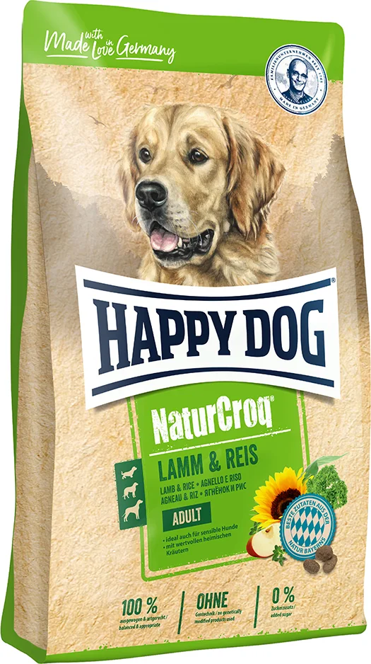 Happy Dog NaturCroq Lamm & Reis (lam en rijst) - 15 kg