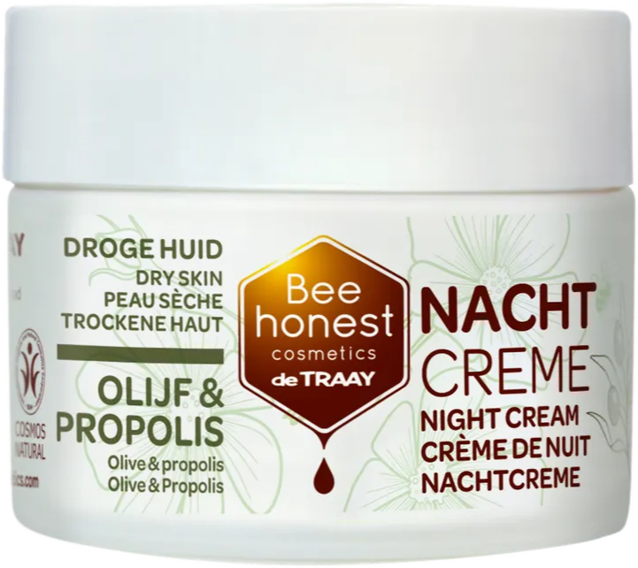 Bee Honest Olijf & Propolis Nachtcrème 50ML