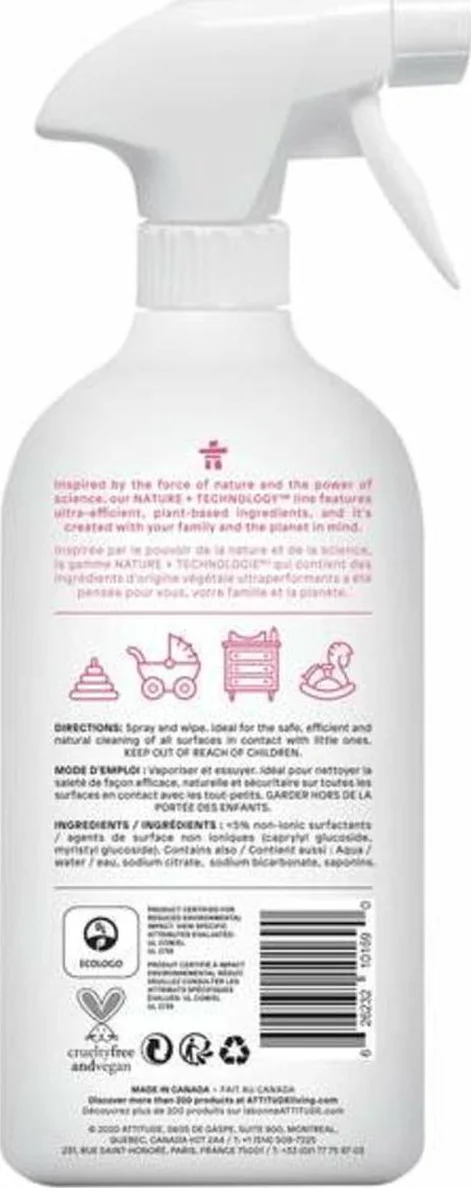Attitude Little Ones Toy & Surface Cleaner 800ML