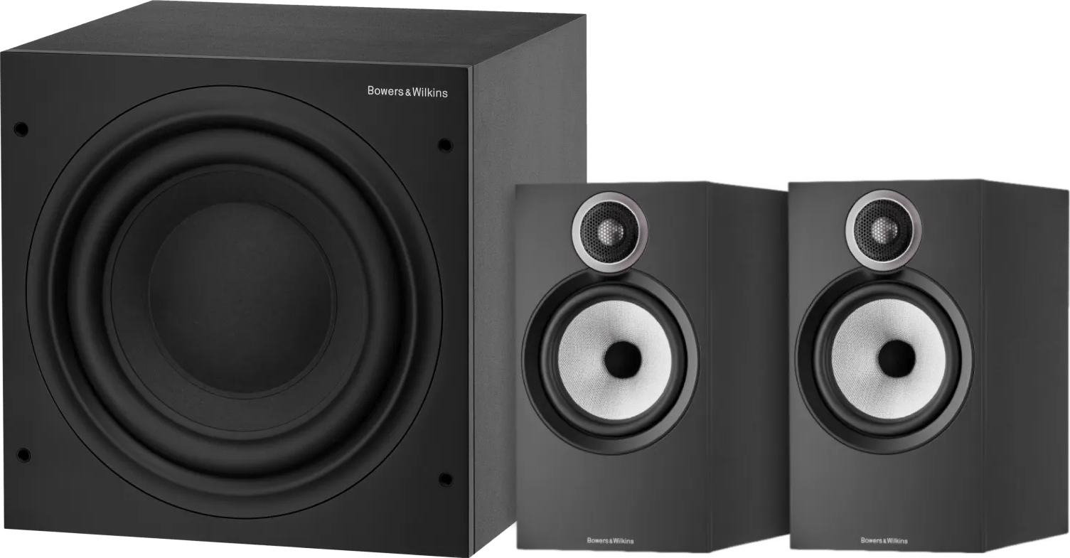 Bowers & Wilkins 606 S3 (per paar) + ASW610 Zwart