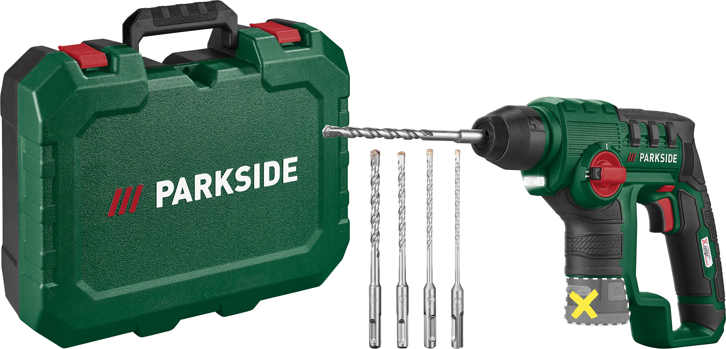 PARKSIDE Accu-boorhamer 12 V zonder accu en lader