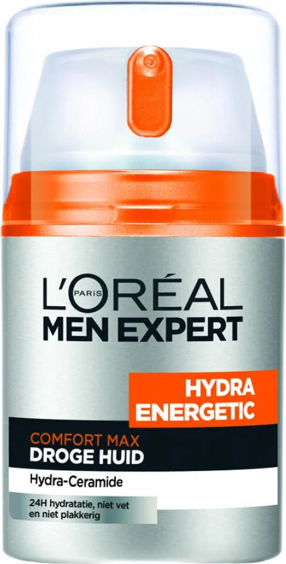 6x L'Oréal Men Expert Hydra Energetic Comfort Max Cream Dry Skin 50 ml