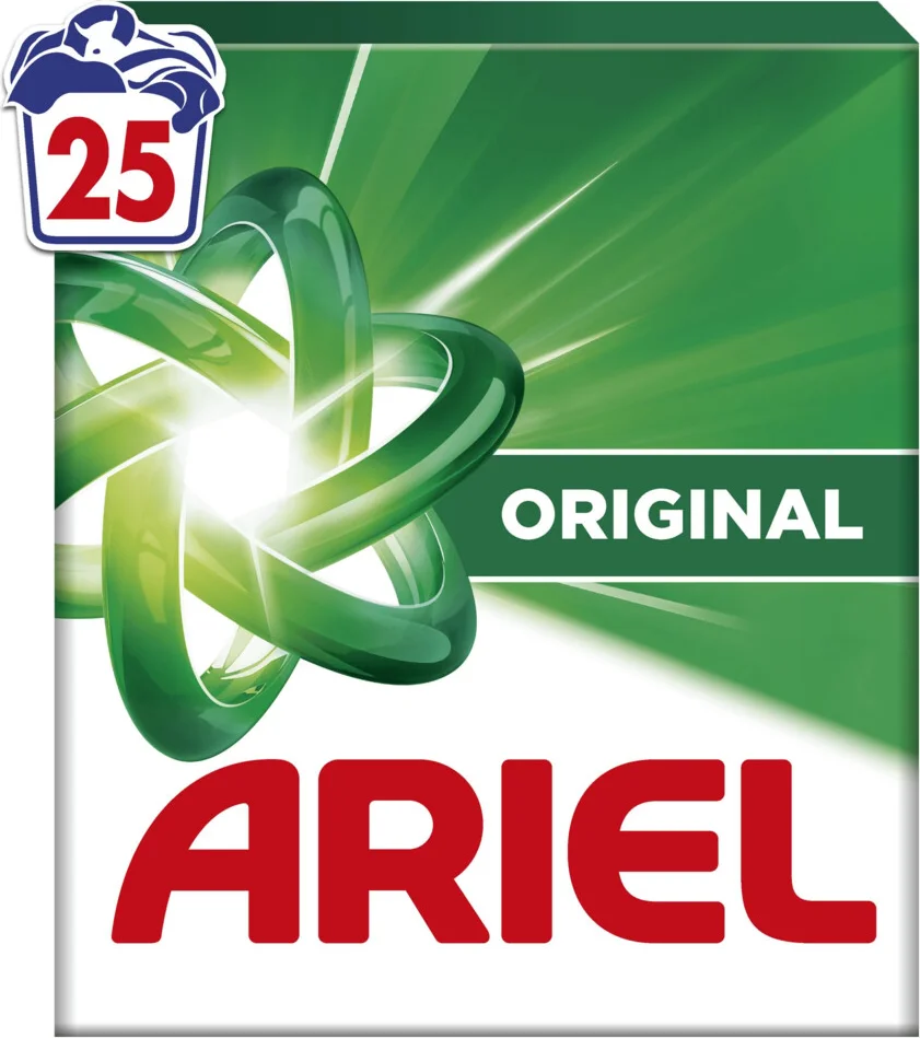 6x Ariel Waspoeder Original 25 Wasbeurten 1,25 kg