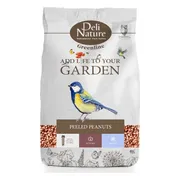 10x Deli Nature Greenline Peeled Peanuts 850 gr