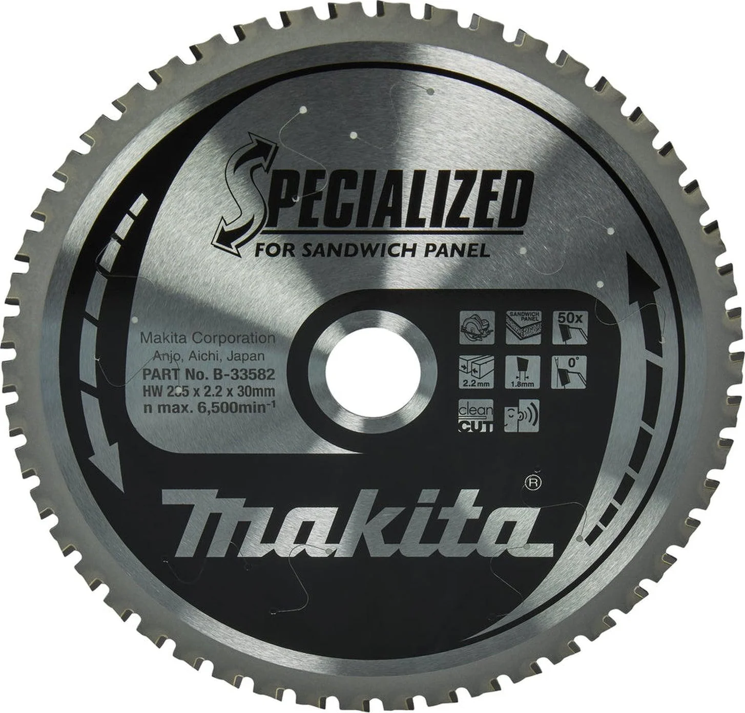 Makita Cirkelzaagblad voor Sandwichpaneel | Specialized | Ø 235mm Asgat 30mm 50T - B-33582