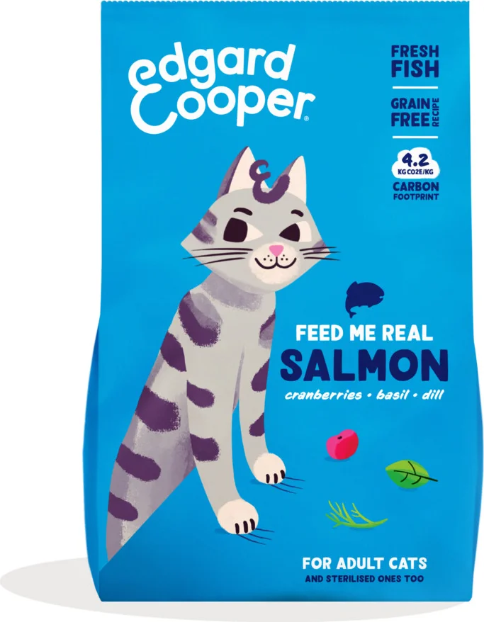 2x Edgard & Cooper Kattenvoer Adult Zalm 4 kg
