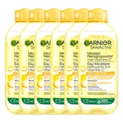 6x Garnier SkinActive Micellair Reinigingswater met Vitamine C 400 ml