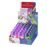 Faber-Castell puntenslijper - 2-gaats - Dino/Unicorn - 18 stuks in display - FC-183551