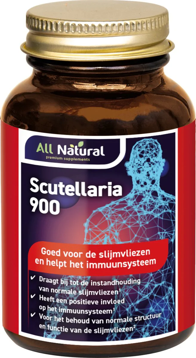 All Natural Scutellaria 900 Capsules 60VCP