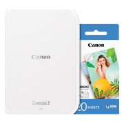 Canon Zoemini 2 Wit + 20 vellen fotopapier
