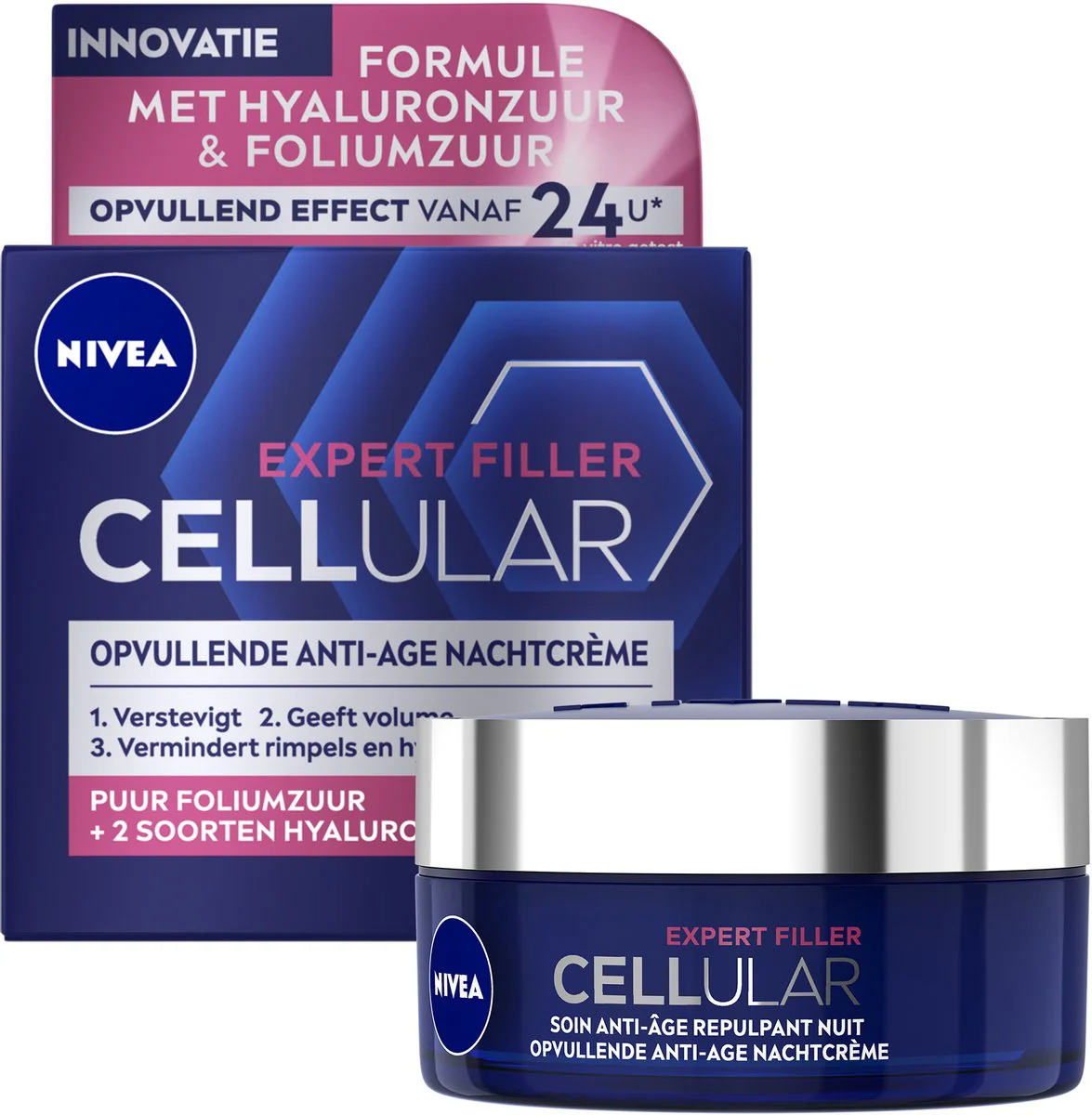 NIVEA Cellular Filler Nachtcrème Verstevigend 50 ml