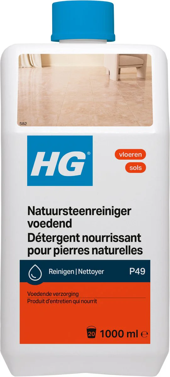 HG Vloeren Natuursteenreiniger Voedend 1LT