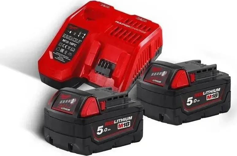 Milwaukee M18 NRG-502 Accu Starterset 18V 2x 5.0Ah - 4933459217