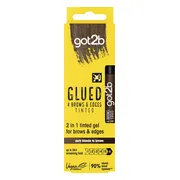 Schwarzkopf Got2b Glued 2-in-1 Brows & Edges Donkerbruin 16ML