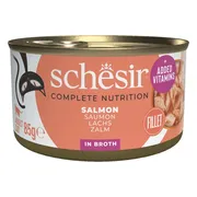 Schesir Kattenvoer Gekookte Zalm 85 gr
