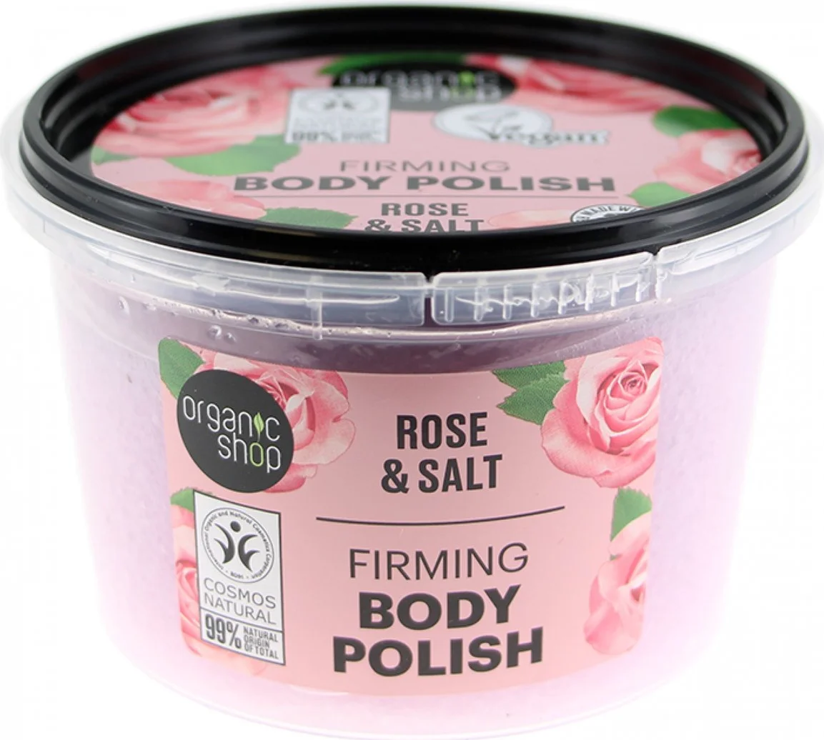 Organic Shop Body Polish Pearl Rose 250 ml